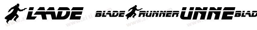 BLADE RUNNER字体转换